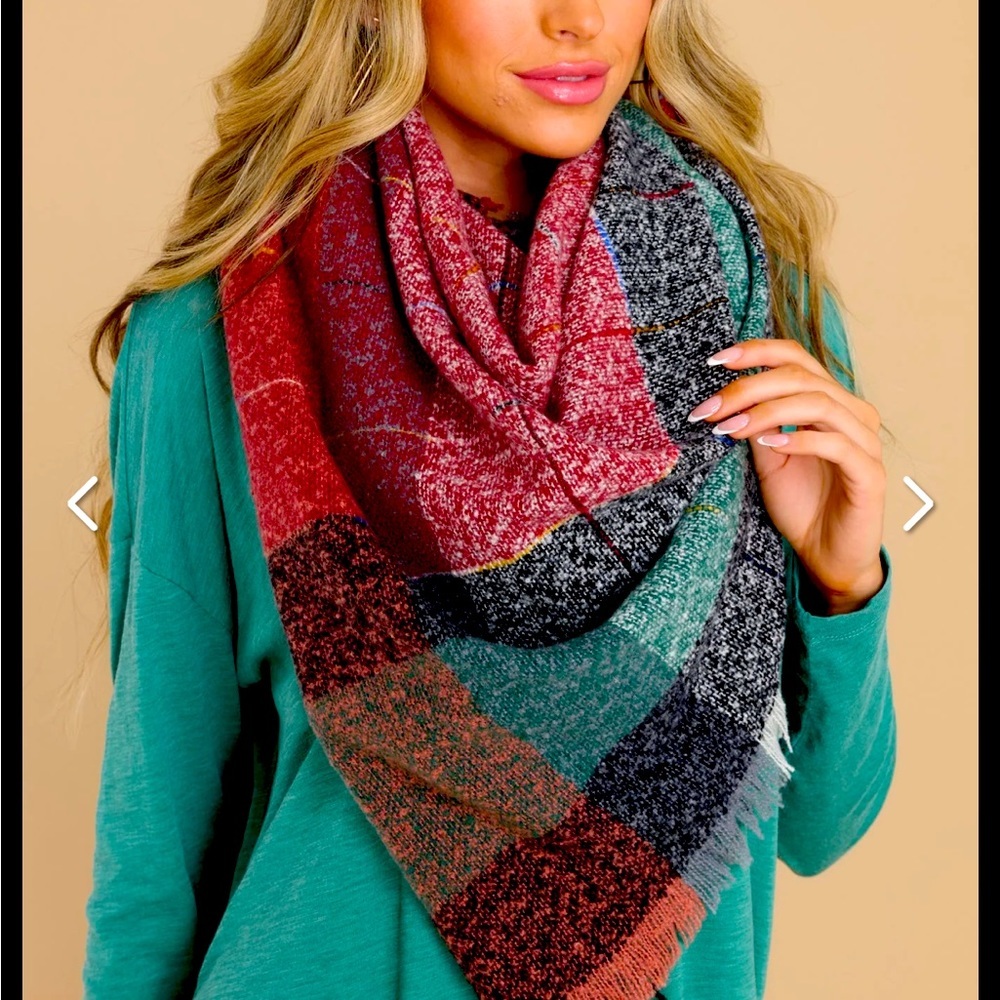 Plaid scarf